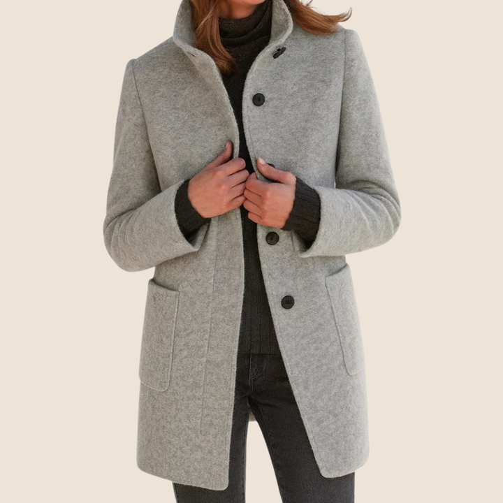 Eleonora | Manteau Midi Tailleur à Boutons