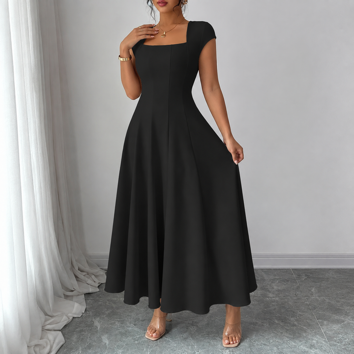Brooklyn™ | Robe Midi A-Line Classique avec Contrôle du Ventre