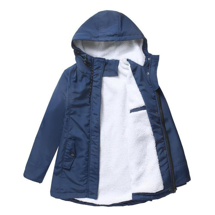 Manteau d'hiver matelassé à capuche pour femmes