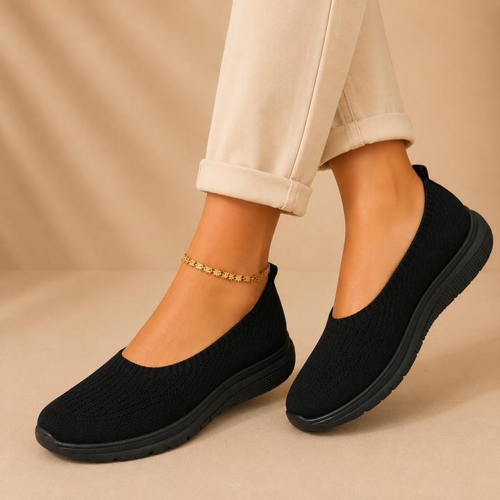 Daniela - Chaussures en Maille à Enfiler en un Instant