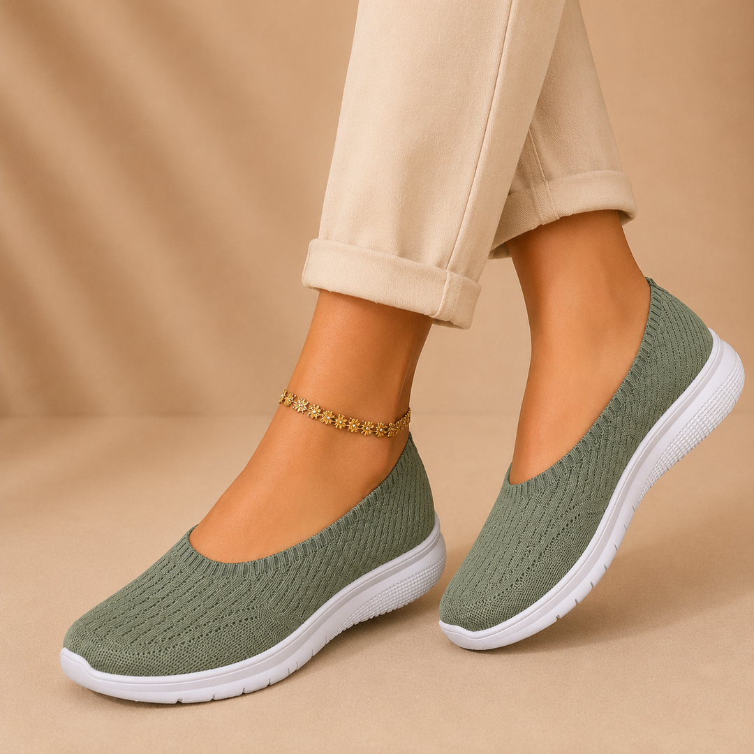 Daniela - Chaussures en Maille à Enfiler en un Instant