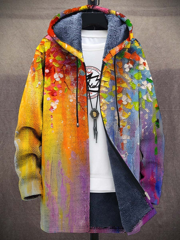 Cynthia™ | Cardigan Tricoté à Capuche Artistique pour Femmes