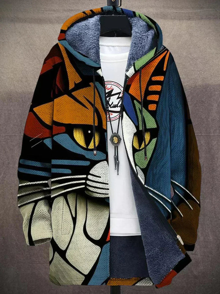 Cynthia™ | Cardigan Tricoté à Capuche Artistique pour Femmes