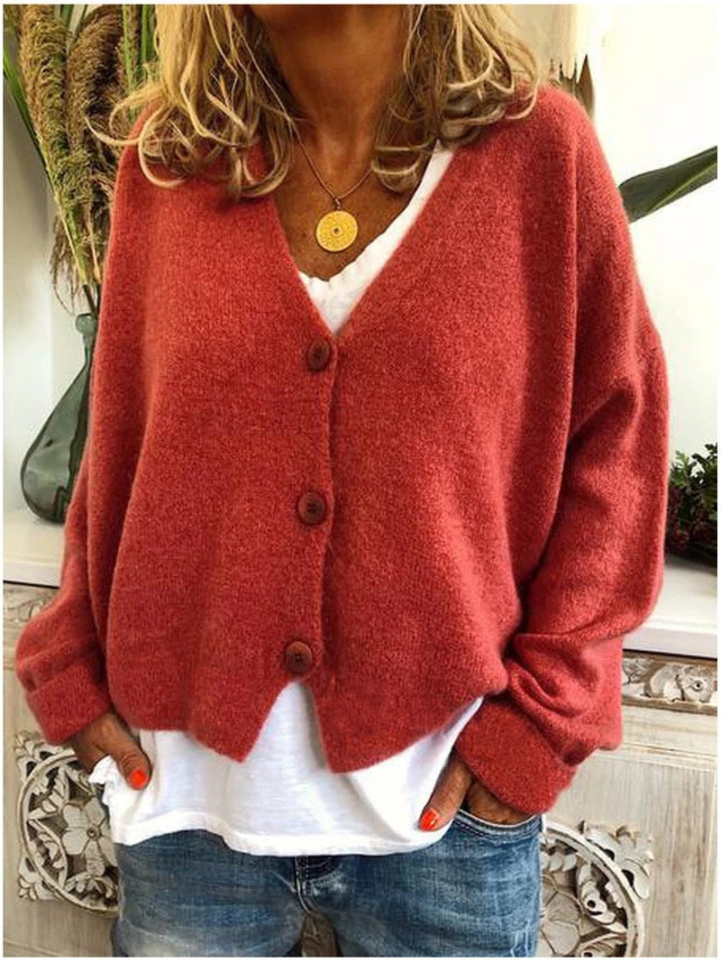 Cardigan en Tricot Doux et Confortable pour Femmes