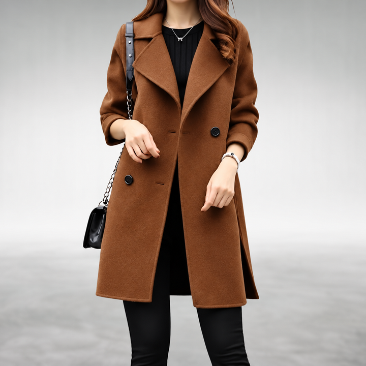 Manteau Long Classique pour Femmes