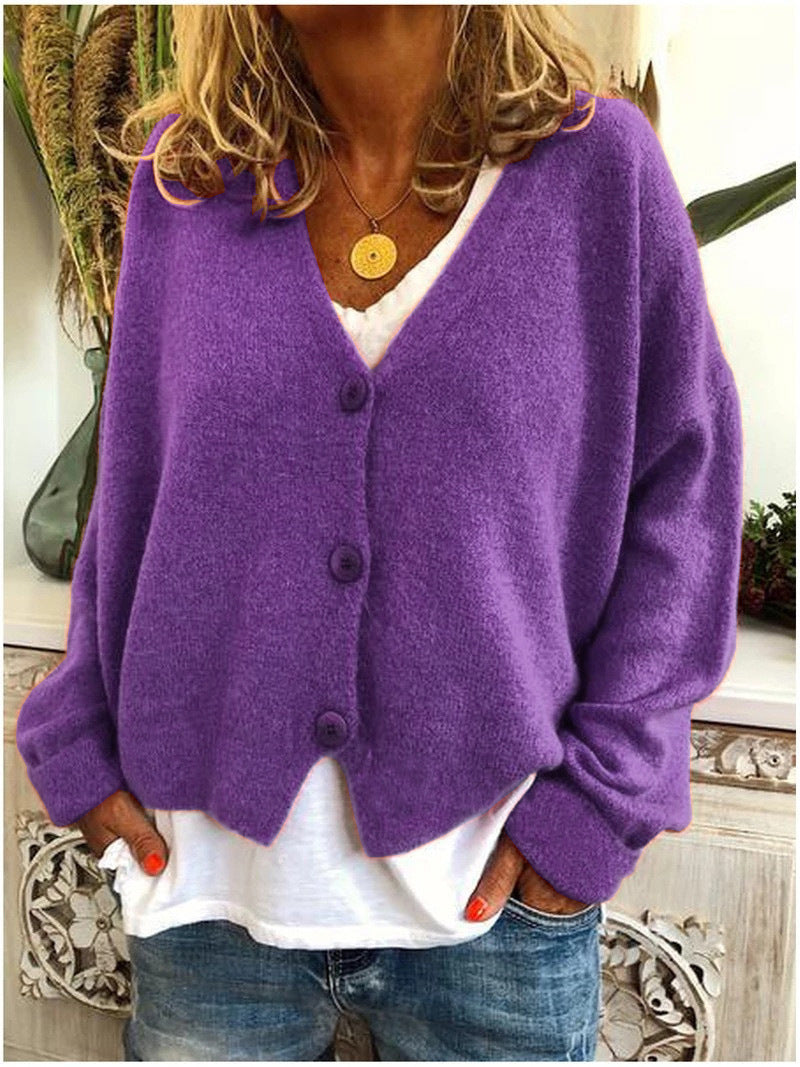 Cardigan en Tricot Doux et Confortable pour Femmes