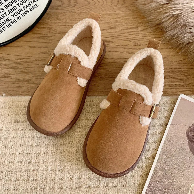 Chaussures Mocassins Femme Chaleureuses