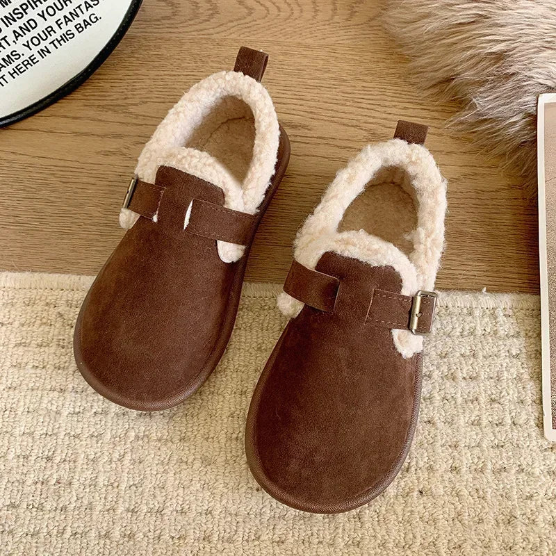 Chaussures Mocassins Femme Chaleureuses