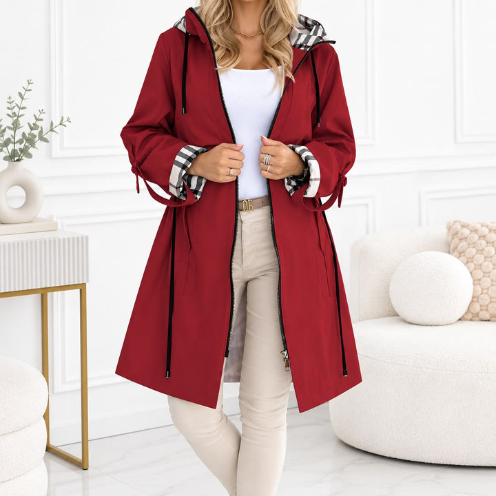 Karin | Trench Coat Utilitaire à Capuche