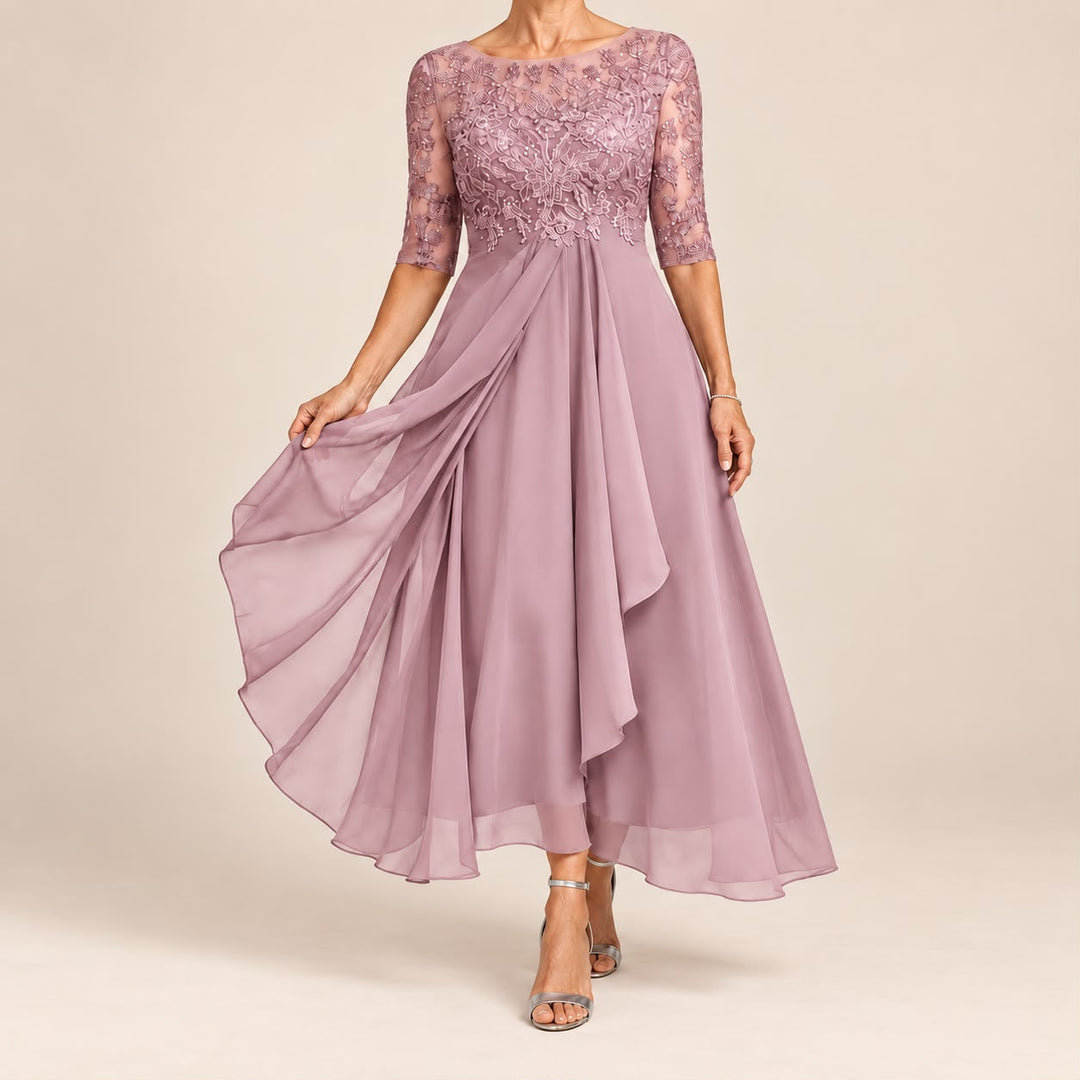 Elara | Robe Chiffon Douce Flow