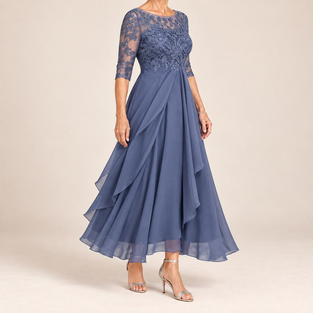 Elara | Robe Chiffon Douce Flow