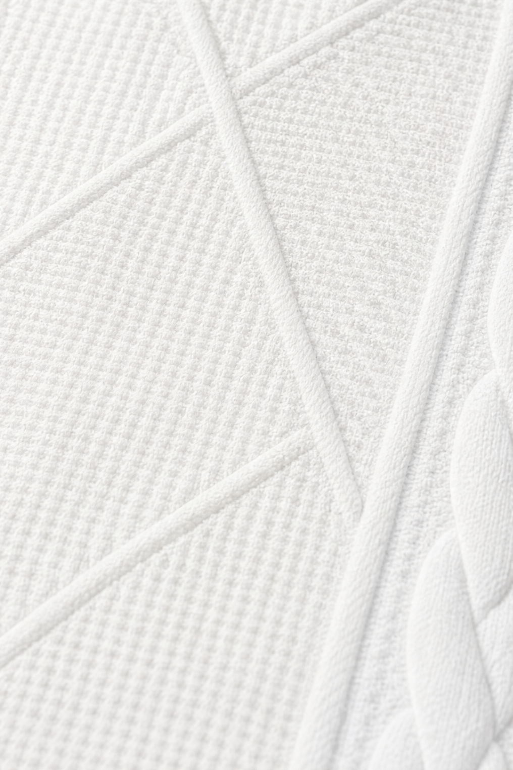 Blazer ouvert à col montant en tricot texturé pour femmes