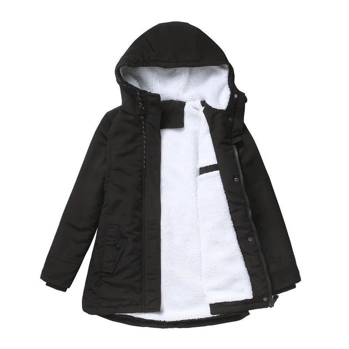 Manteau d'hiver matelassé à capuche pour femmes