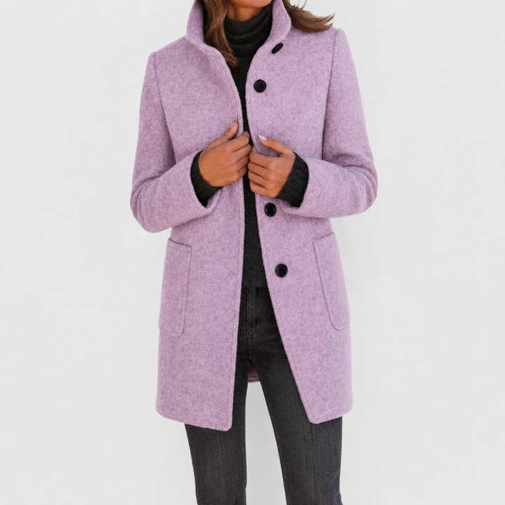 Eleonora | Manteau Midi Tailleur à Boutons