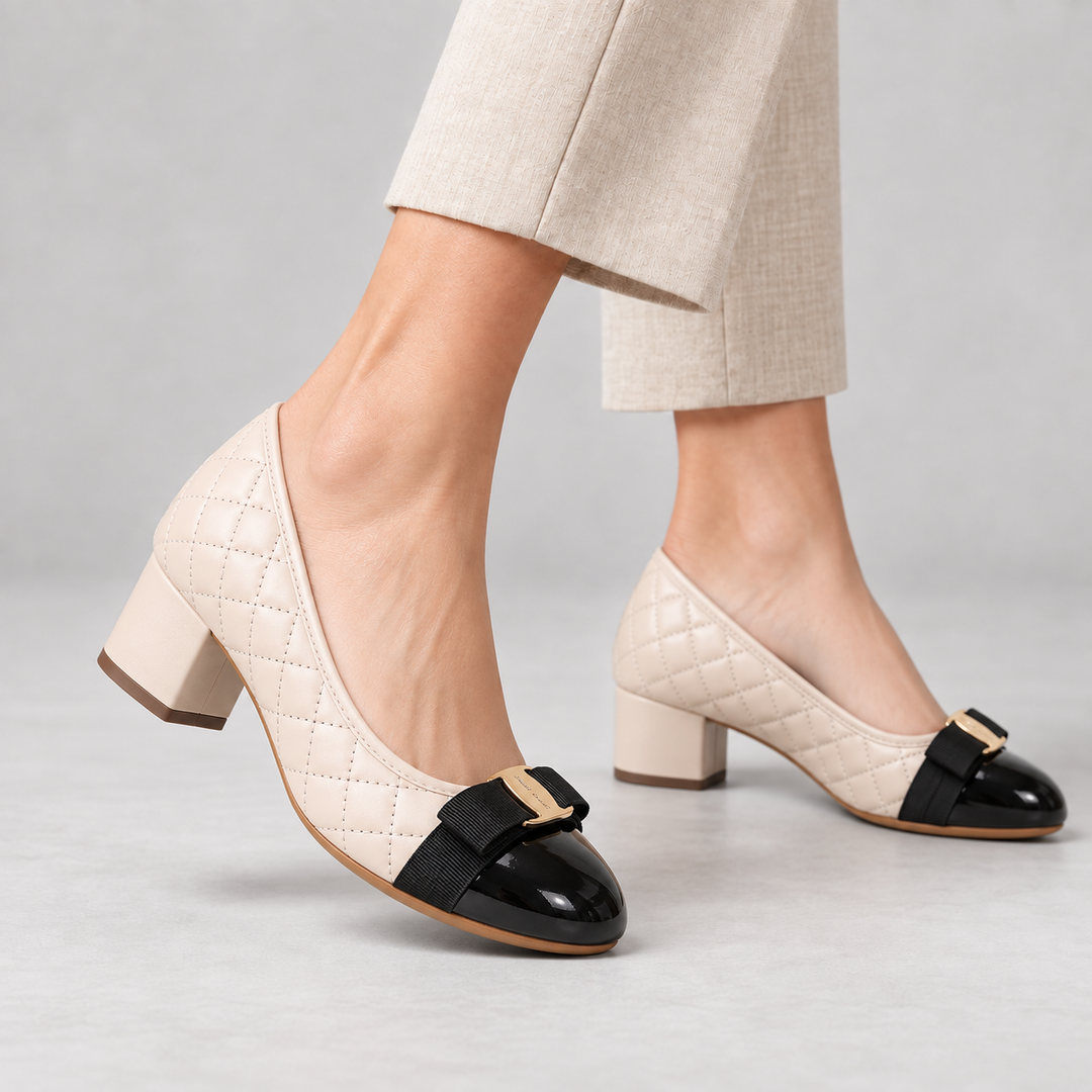 Ballerines Matelassées Confort Femme
