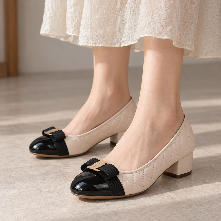 Ballerines Matelassées Confort Femme