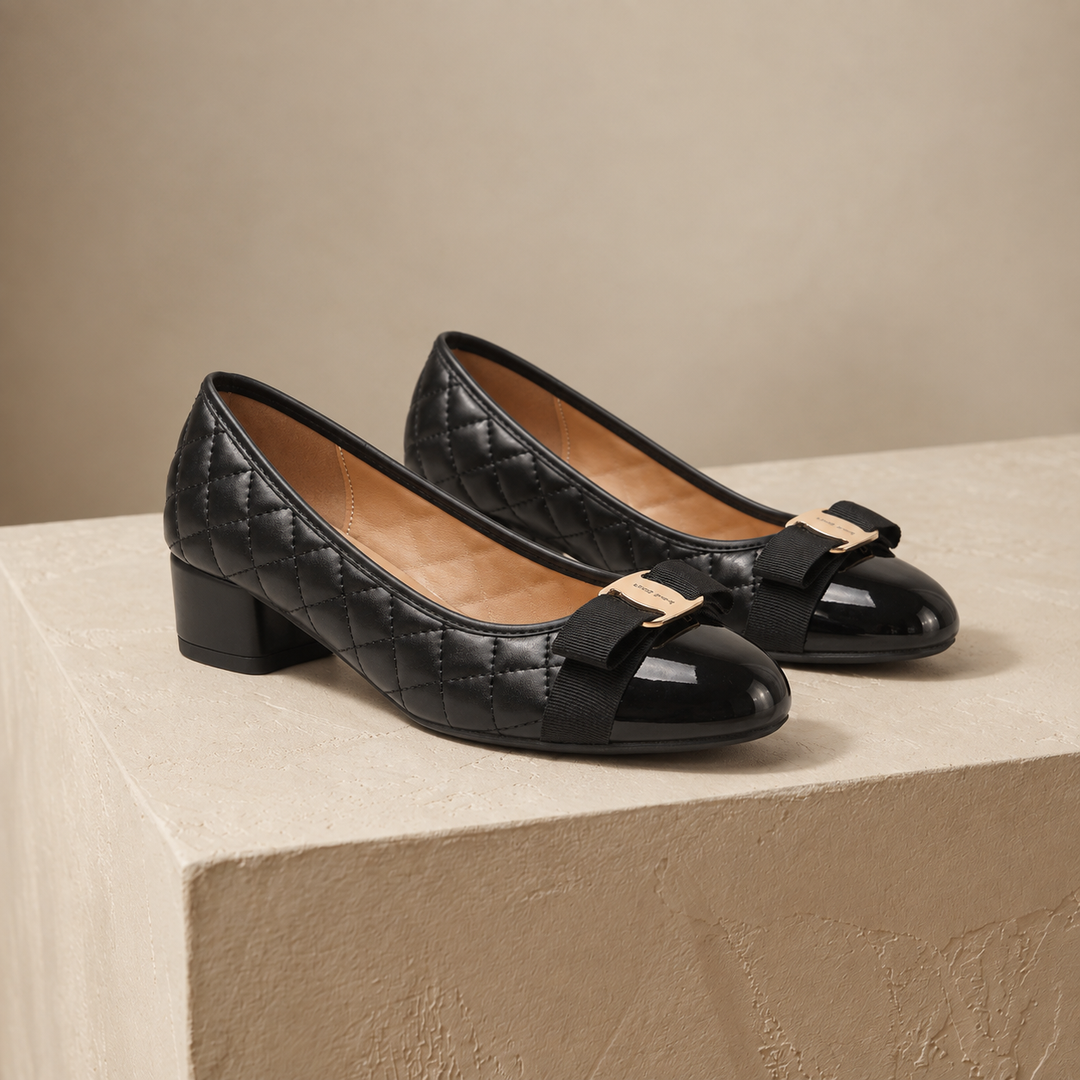 Ballerines Matelassées Confort Femme