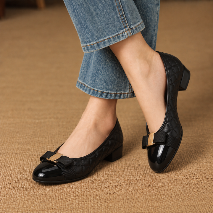 Ballerines Matelassées Confort Femme