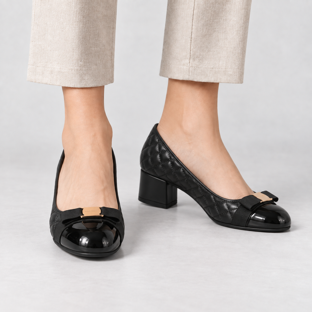 Ballerines Matelassées Confort Femme