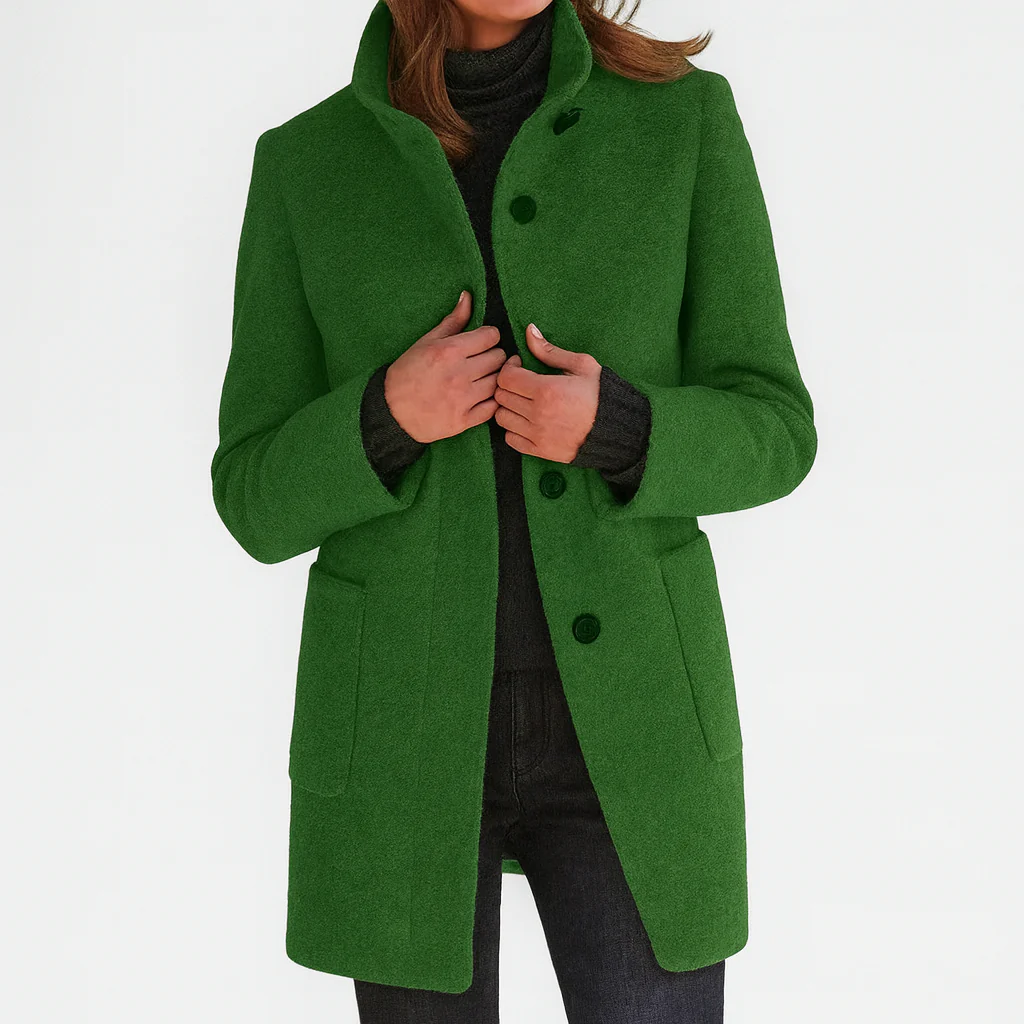 Eleonora | Manteau Midi Tailleur à Boutons