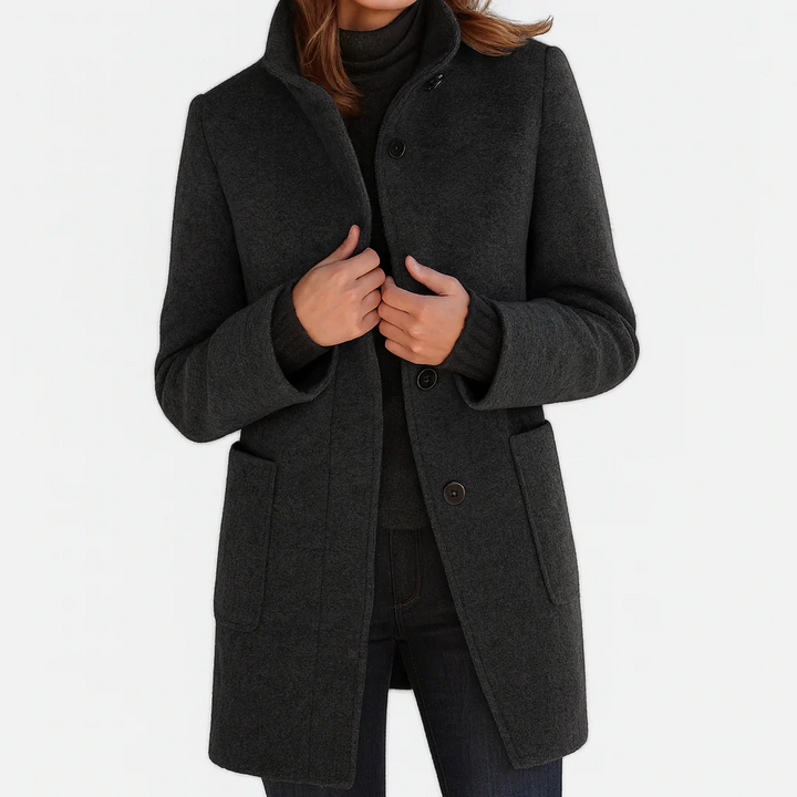 Eleonora | Manteau Midi Tailleur à Boutons